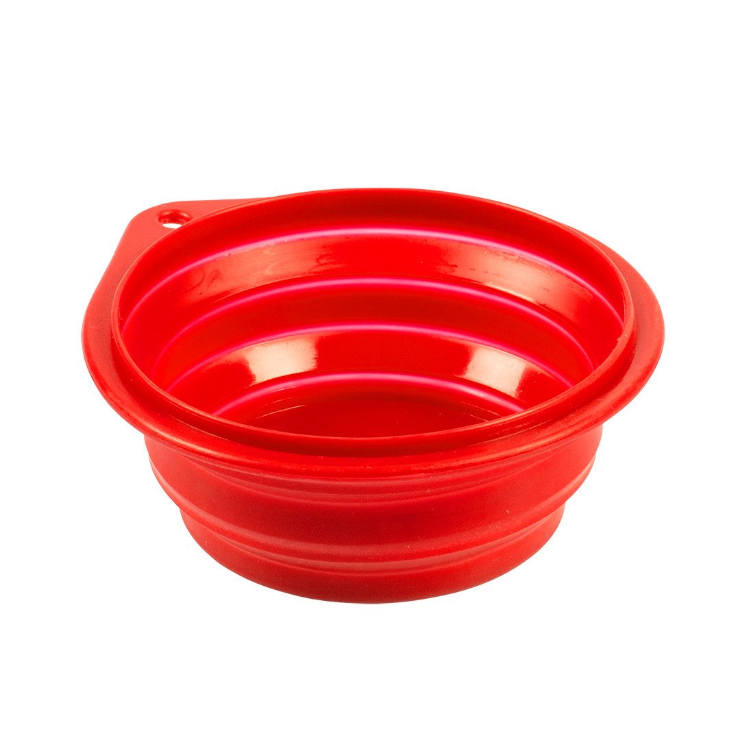 Reisenapf Duvo Silikon-Reisenapf - rot Fassungsvermögen/Durchmesser: 250ml-11cm