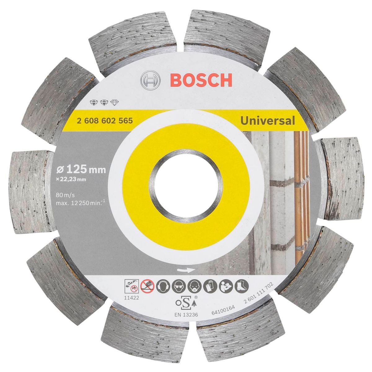 BOSCH Trennscheibe Diamanttrennscheibe Expert für Universal 125mm