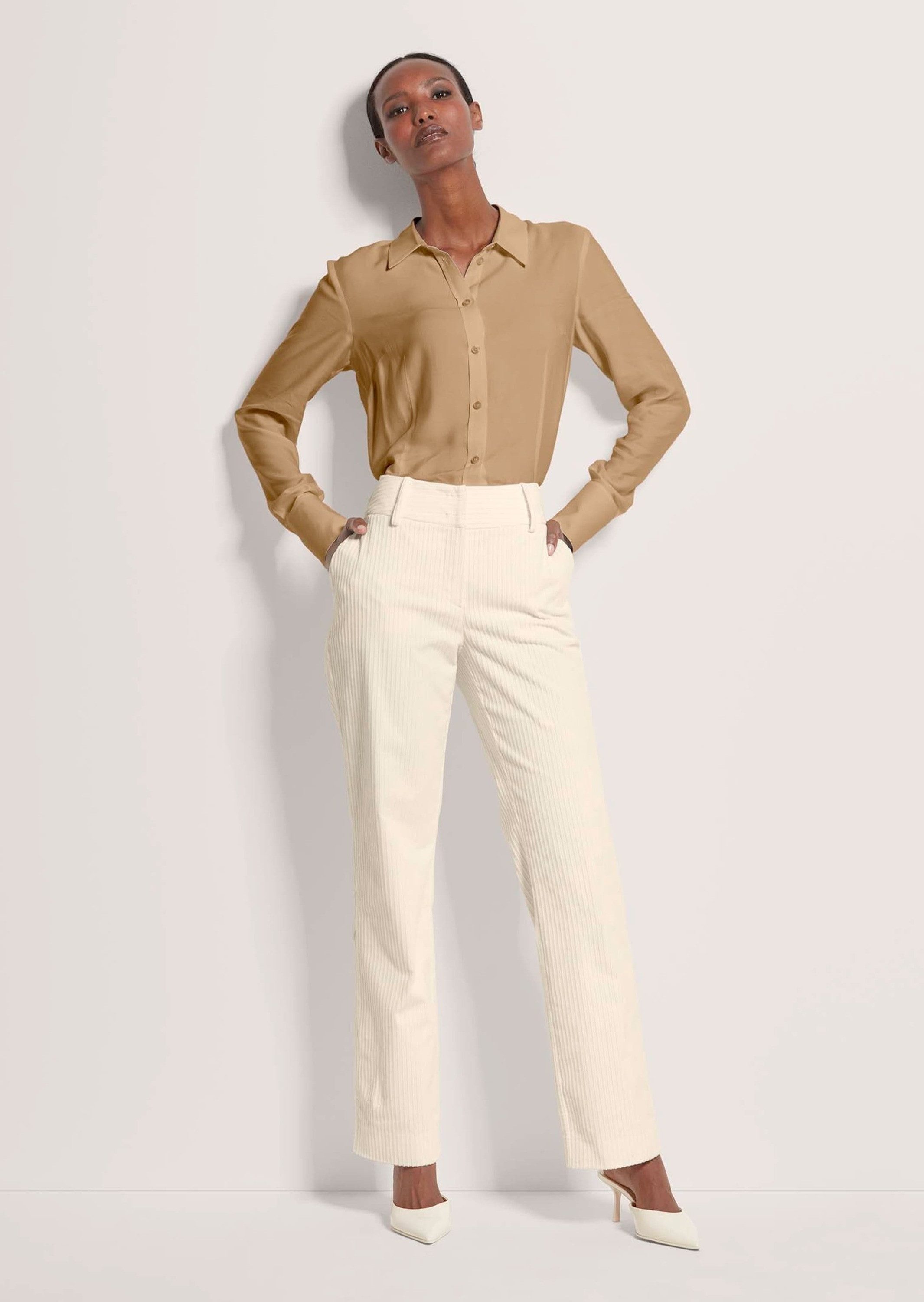 MADELEINE Stoffhose Damenhose aus Cord mit Stretchkomfort Businesshose mit günstig online kaufen