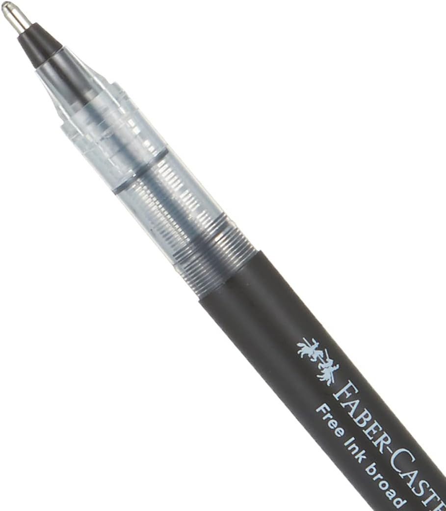 Faber-Castell Tintenroller FABER-CASTELL Free Ink Tintenroller 1,5mm grau schwarz