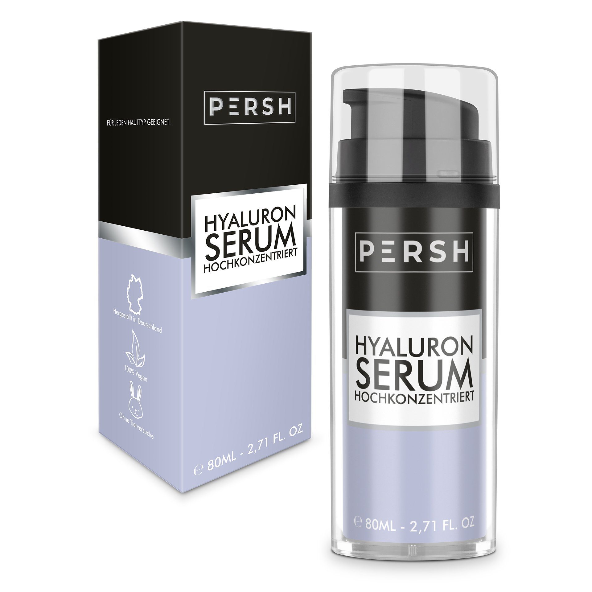 PERSH Anti-Falten-Serum Hochkonzentriertes Hyaluron Serum, Hochkonzentrierte Hyaluronsäure