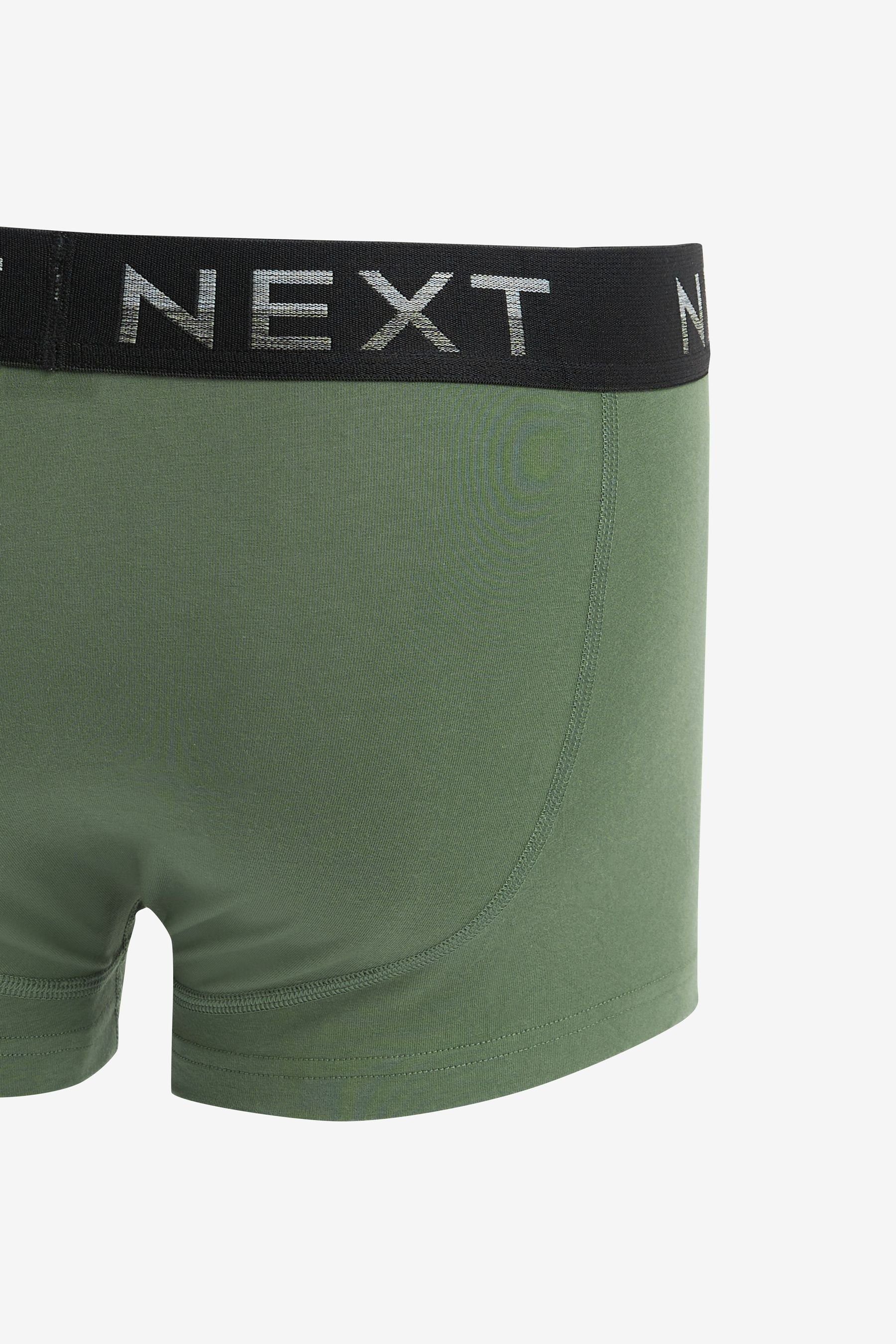 (4-St) Next Green Boxershorts, 4er-Pack Boxershorts