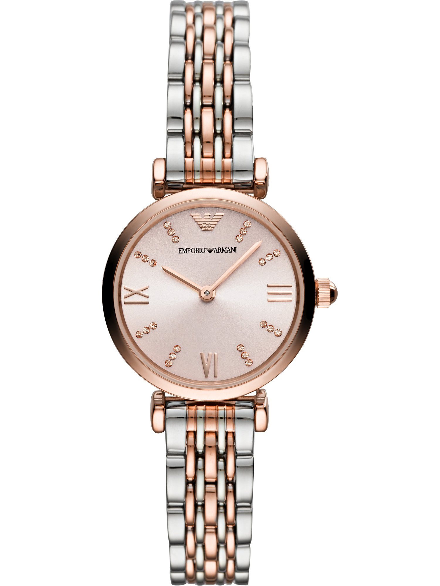 Emporio Armani Quarzuhr Emporio Armani Damen-Uhren Analog Quarz günstig online kaufen