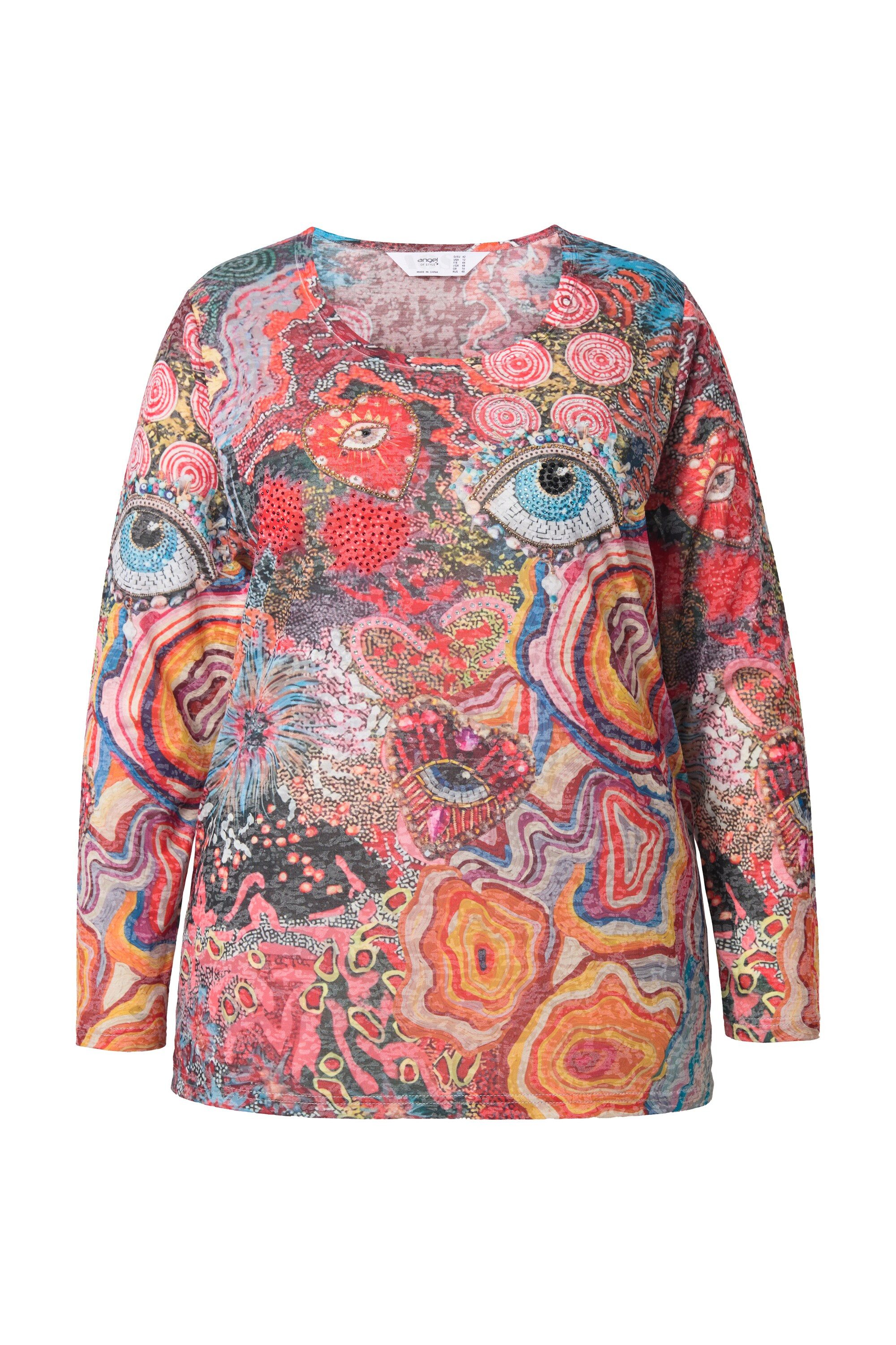 Angel of Style T-Shirt Langarmshirt Glitzersteinchen günstig online kaufen