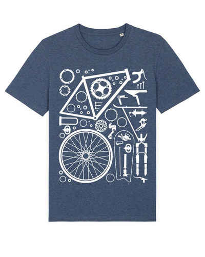 wat? Apparel Print-Shirt Fahrradteile (1-tlg)