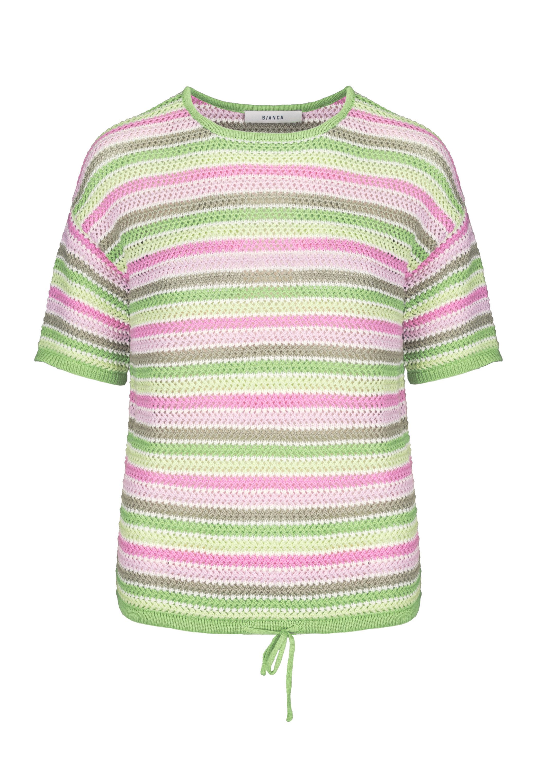 bianca Strickpullover OLINDE in modischem Streifenlook in Trendfarben günstig online kaufen