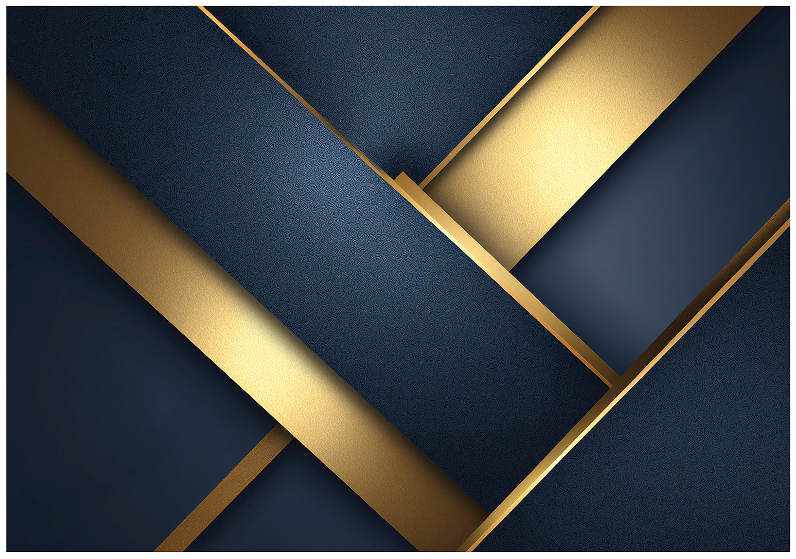 Wallarena Fototapete Abstrakt Golden - Mehrfarbig - Modern - Vlies - Schlafzimmer, glatt, (2 St), 100x70cm