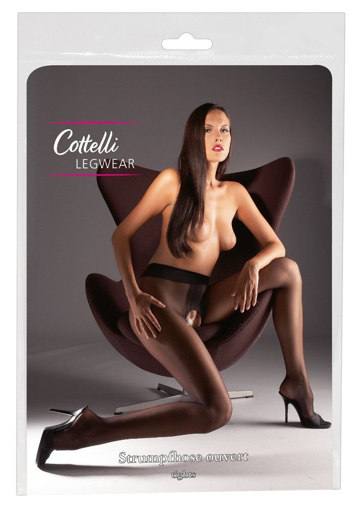 Cottelli Collection Strumpfhose Strumpfhose ouvert