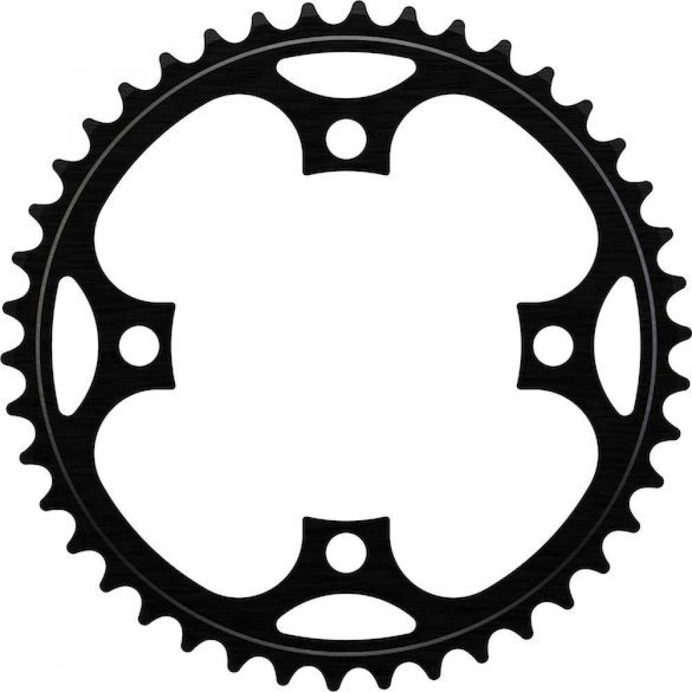 Fahrradkette Centurion Kettenblatt 4-Arm Narrow-Wide 44 Zähne, 104 mm BCD Schwarz -