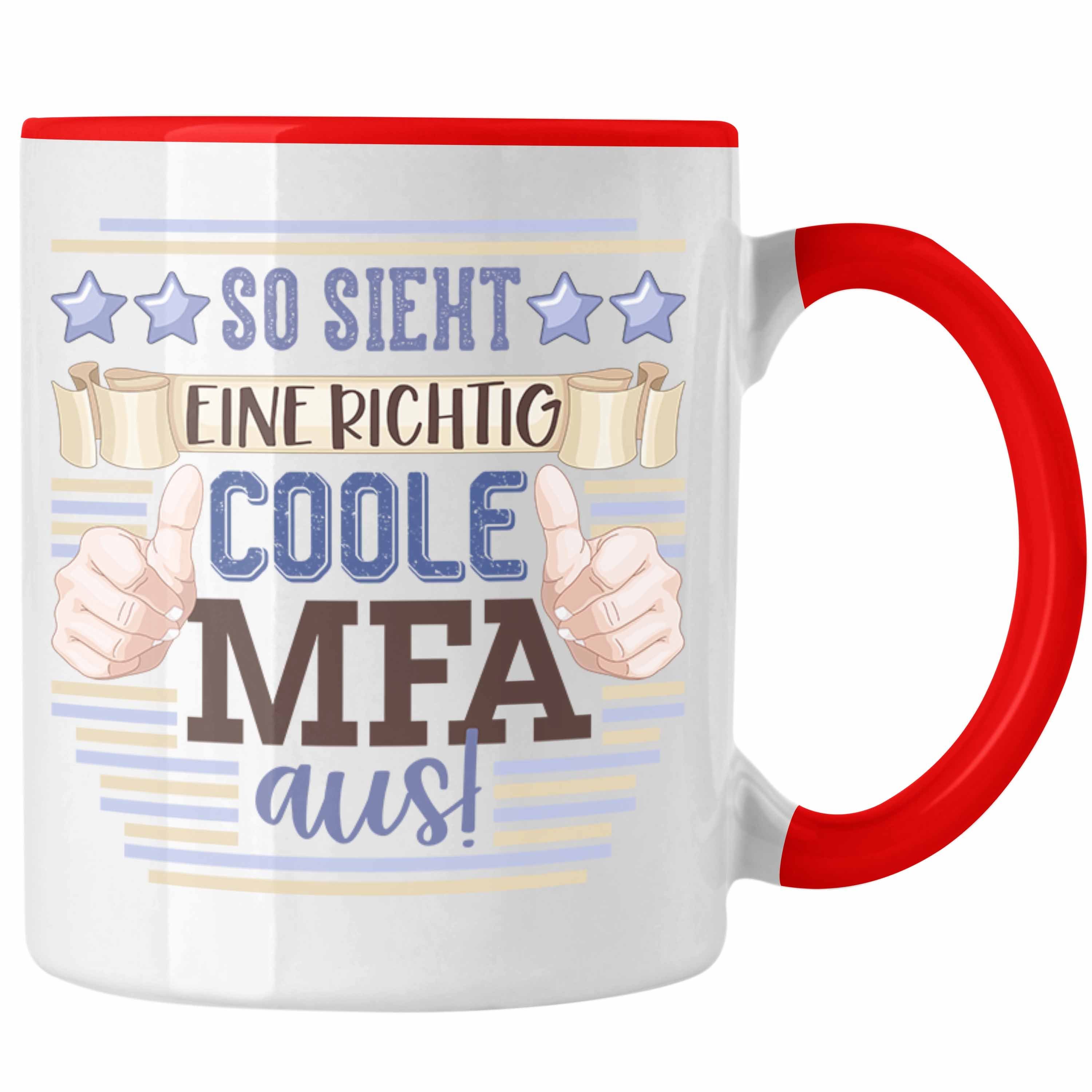 Geschenk Tasse Arzthelferin Beste MFA Fachangestellte Rot Medizinische So Tasse Trendation