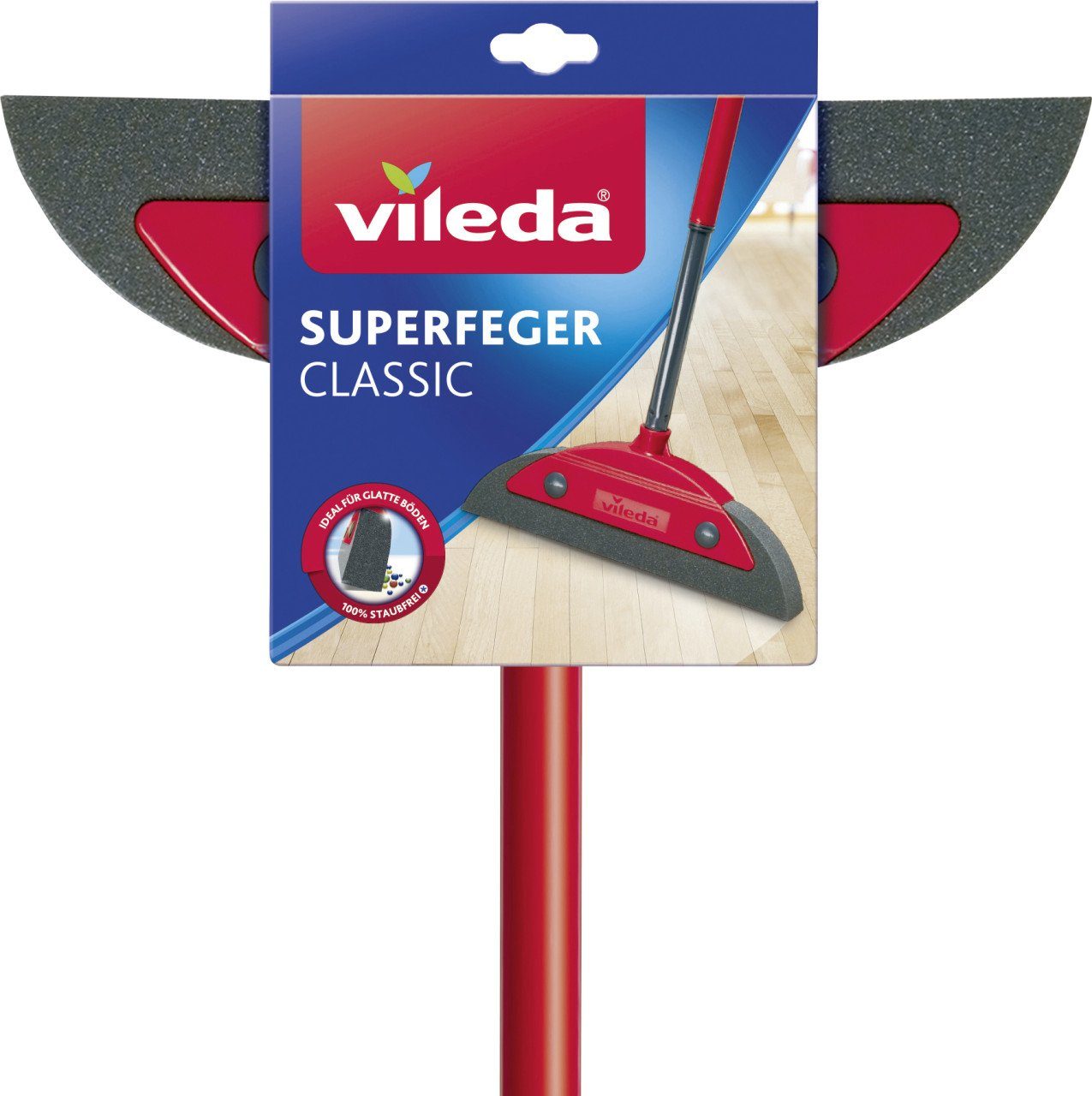 Vileda Staubbesen Vileda Schaumstoffbesen Classic mit Teleskopstiel