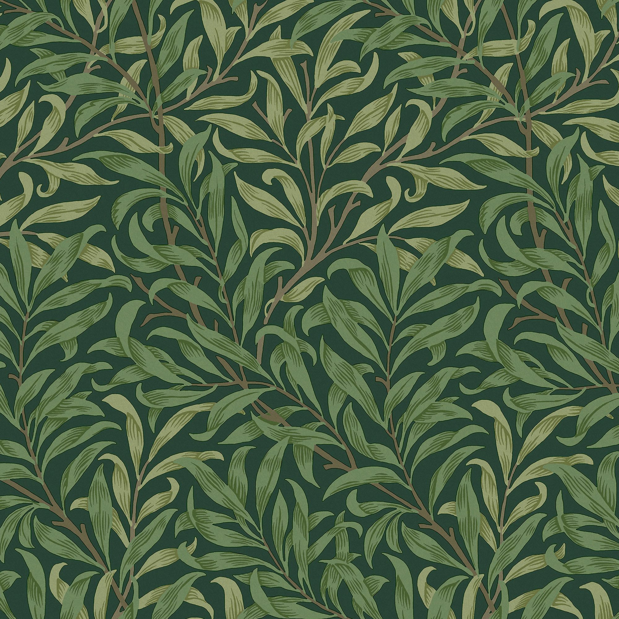 WILLIAM MORRIS AT HOME Vliestapete Willow Bough, glatt, Retro, (1 St), 10mx52cm (ca. 5m2)
