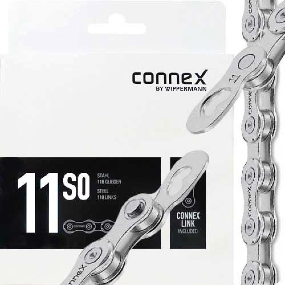 Fahrradkette Connex Wippermann Kette 11S0 1/2" x 11/128" 118 Glieder 5,6mm 11-fach