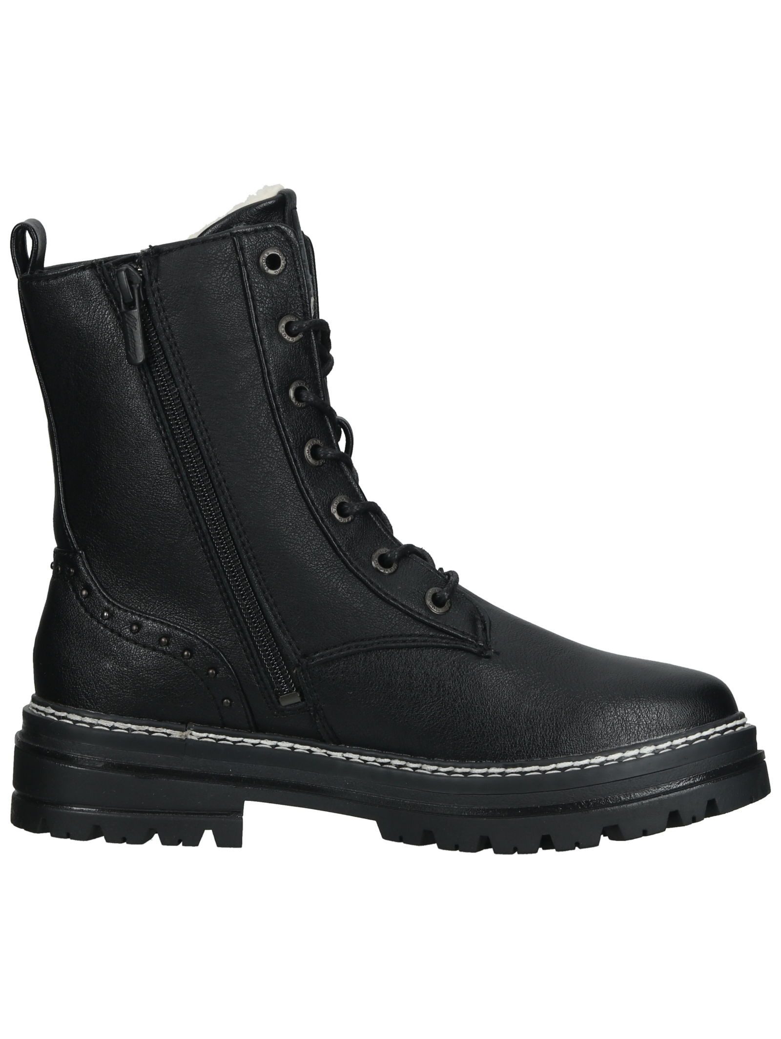 Mustang Shoes Mustang Shoes Stiefelette Lederimitat Schnürstiefelette