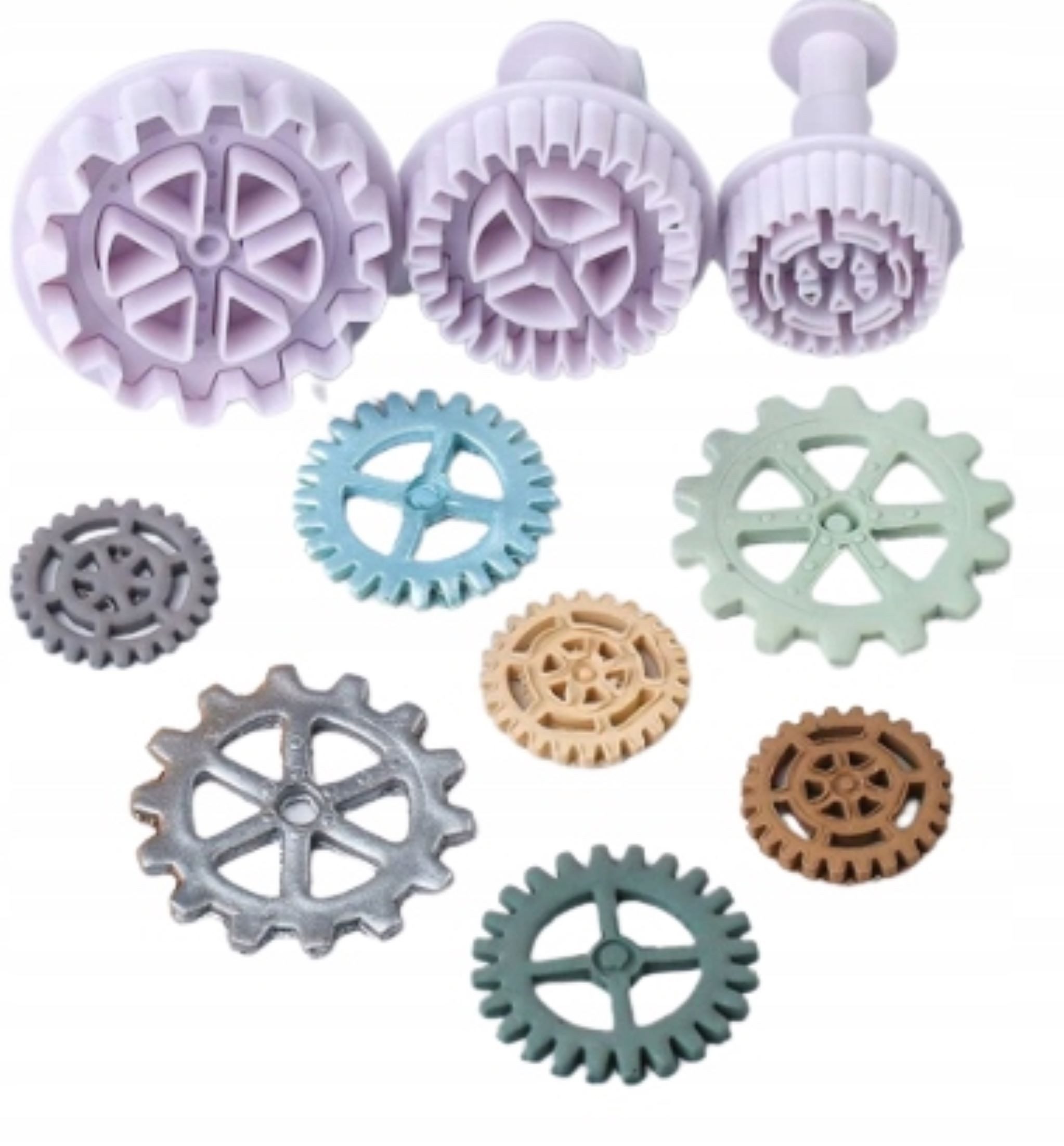 CakeLand Kugelausstecher Dekorations-Ausstecher Set mit 3 Größen, Torten, einfache Handhabung