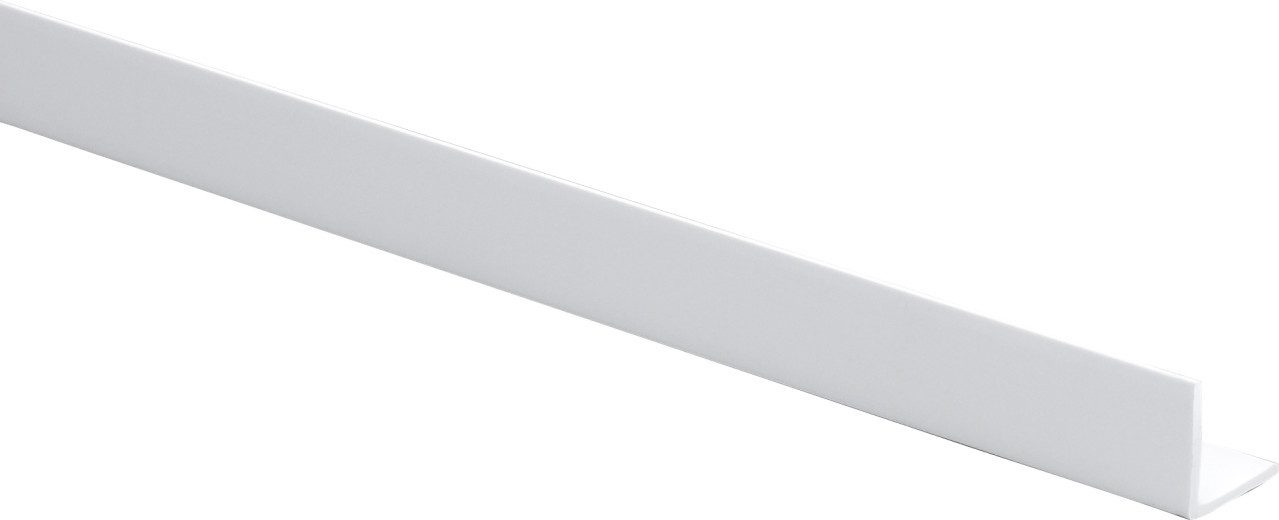 Primo Kantenleiste Winkelleiste 90 x 3 x 3 cm, weiß, Kunststoff