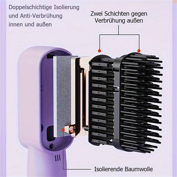Bifurcation Haarkamm Mini wiederaufladbarer Haarglättungskamm, tragbar und modisch, (1 tlg)
