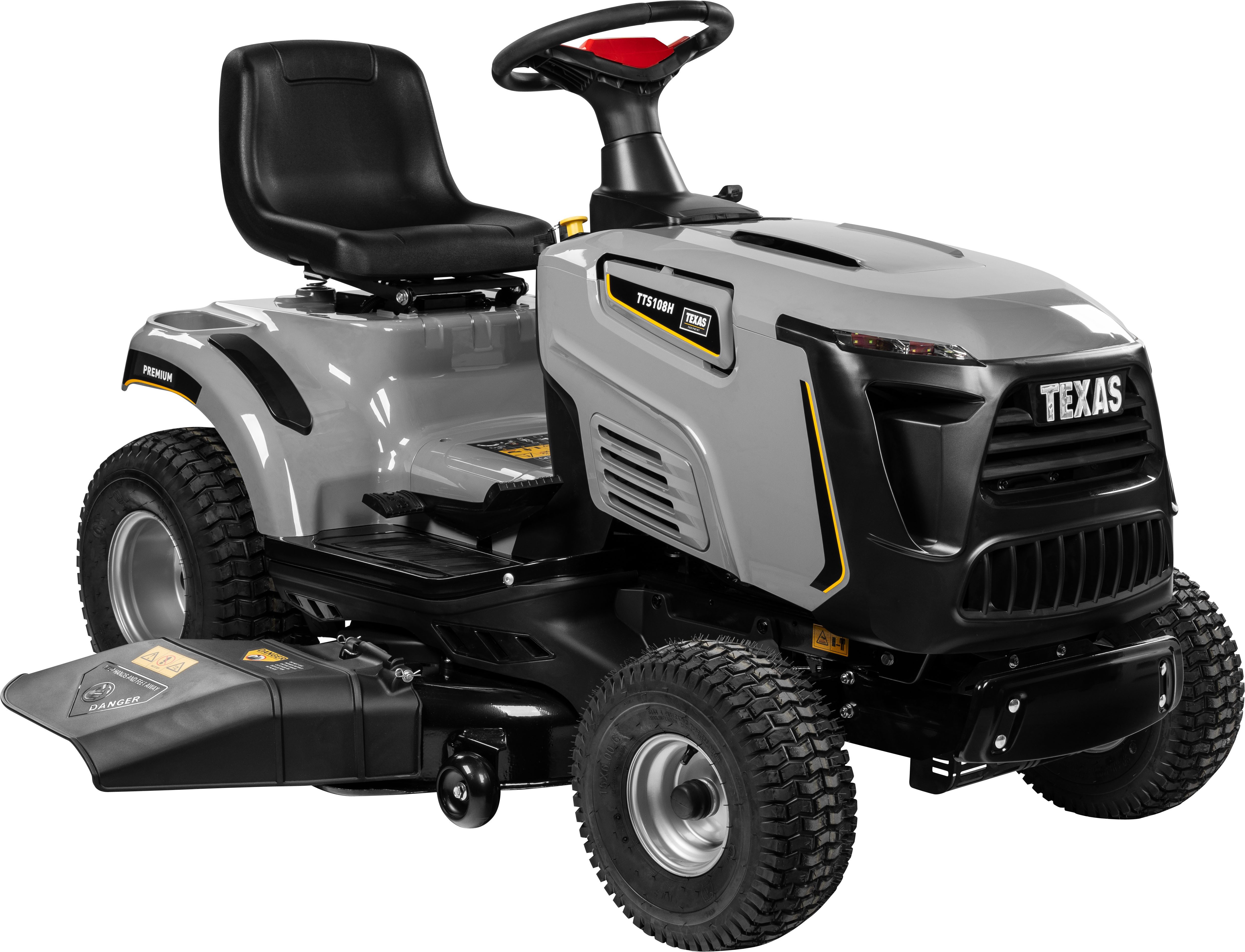 Texas Rasentraktor Premium TTS108H SET, 108 cm Schnittbreite, inkl. Anhänger
