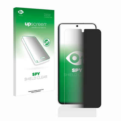upscreen Blickschutzfolie für Samsung Galaxy S22 5G, Displayschutzfolie, Blaulichtfilter Privacy Folie Schutzfolie Sichtschutz klar Anti-Spy