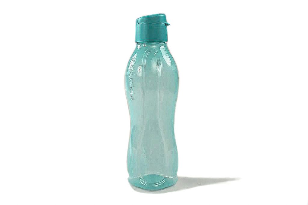 TUPPERWARE Trinkflasche To Go Eco 750 ml blau/türkis Clippverschluss