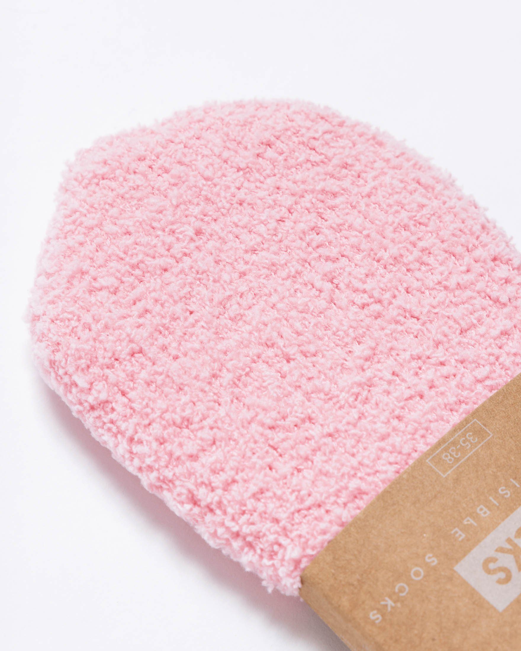 SNOCKS Füßlinge Sneaker Anti-Rutsch-Socken, Socks Mix Herren Invisible Fluffy Damen (2-Paar) Winter den weich für kuschelig (Pink/Lavendel) Socken