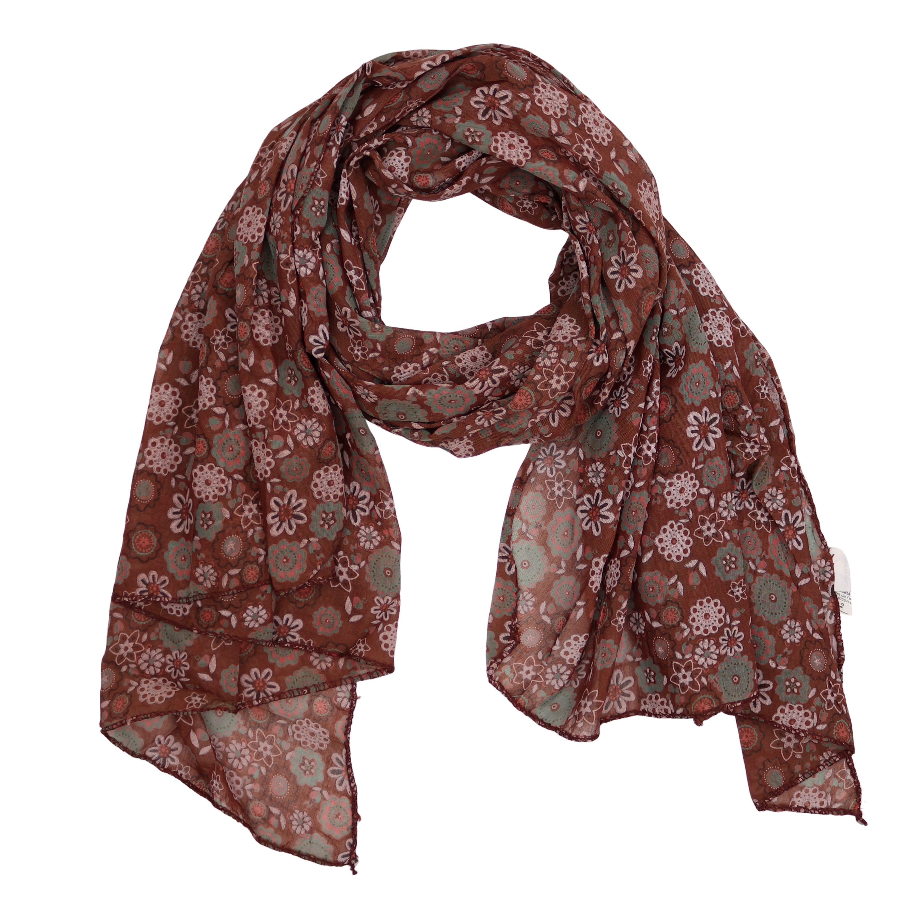 MIRROSI Modeschal Asymmetrischer Schal, Made in Italy 20% Seide 80% Baumwol günstig online kaufen