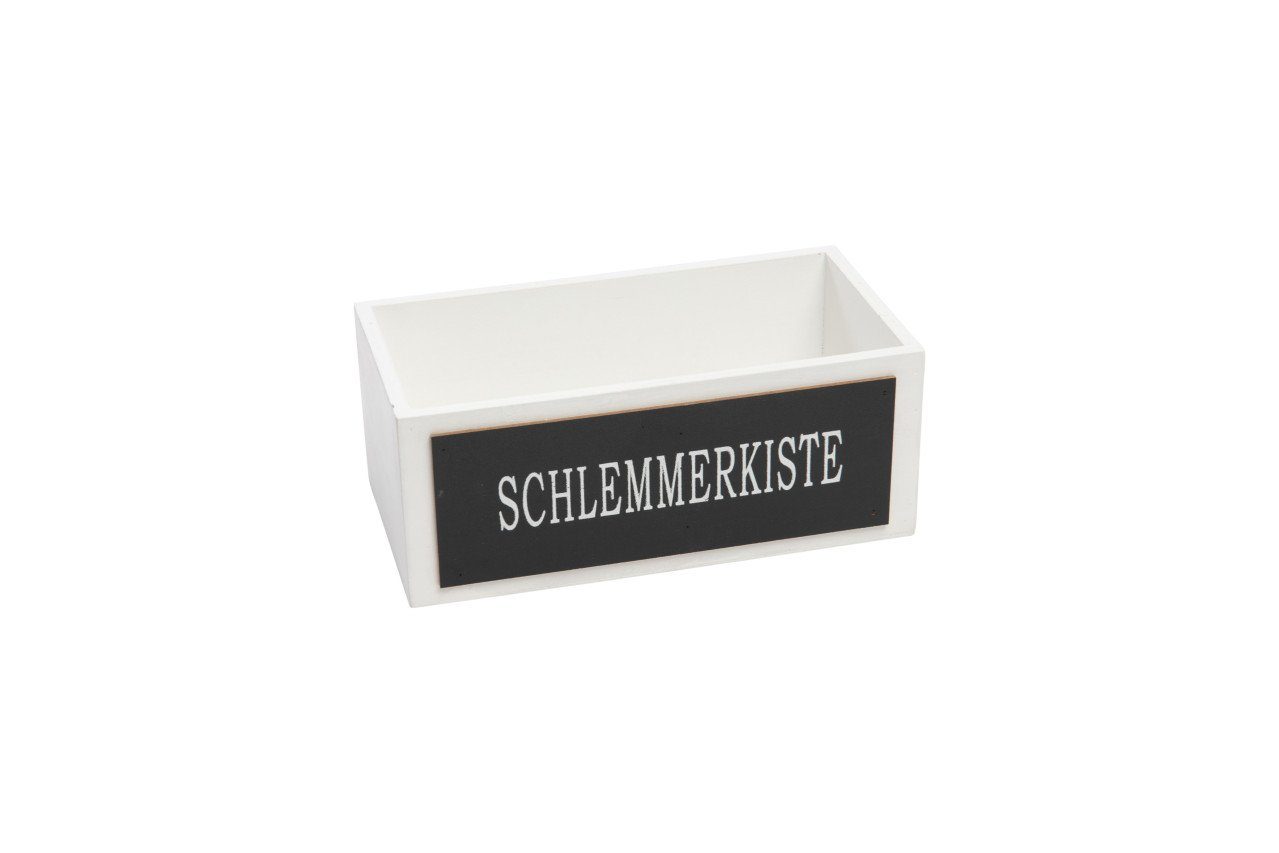 Imkerei Freese Dekofigur Freese Holzkiste Schlemmerkiste 25 x 13 x 10 cm