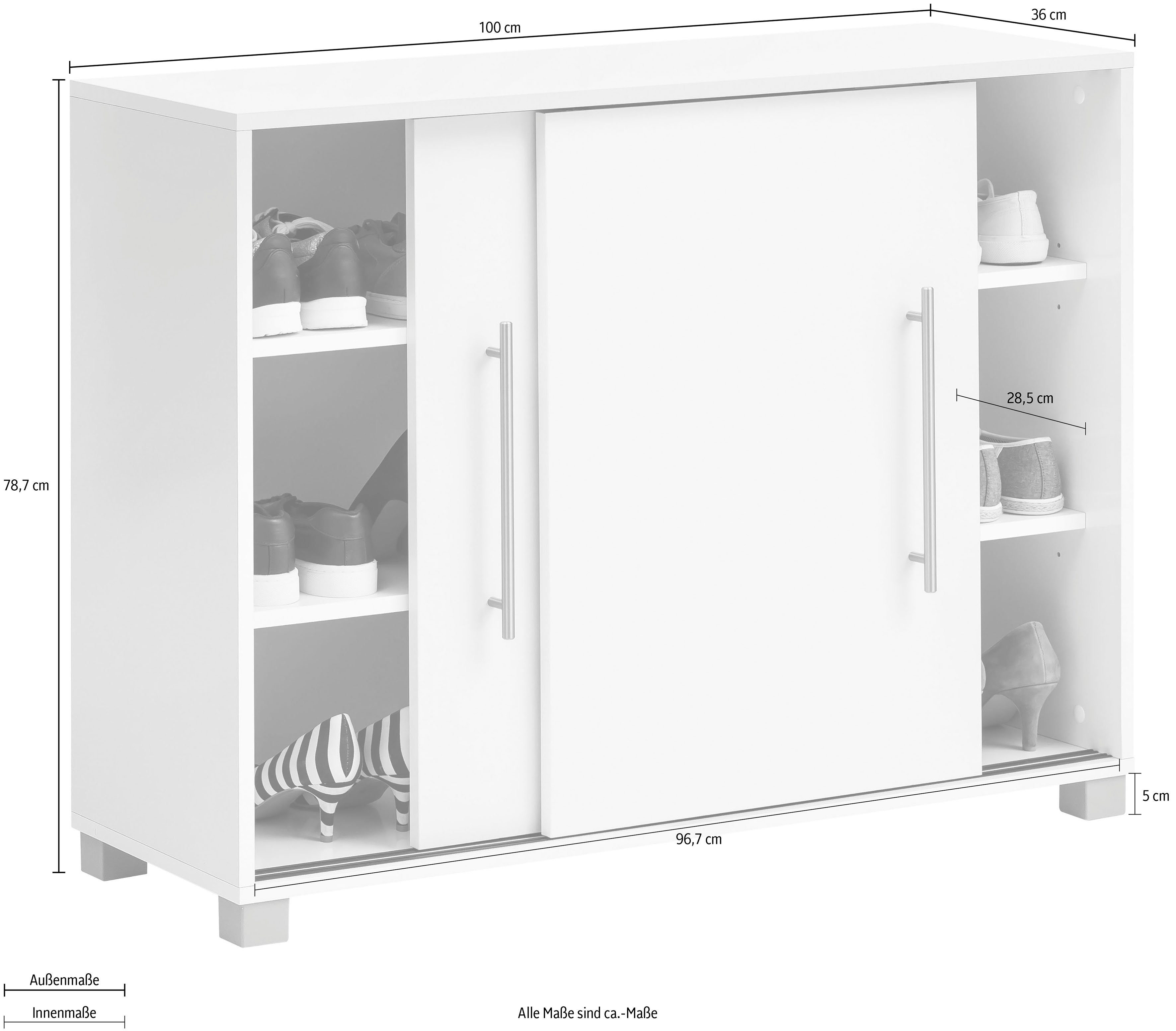 panamaeichefb. | panamaeichefb. Schuhschrank Schildmeyer Pisa