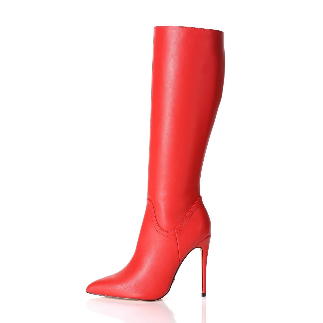 Giaro Giaro Mila Rot Red Vegan Matte High-Heel-Stiefel Stiefel