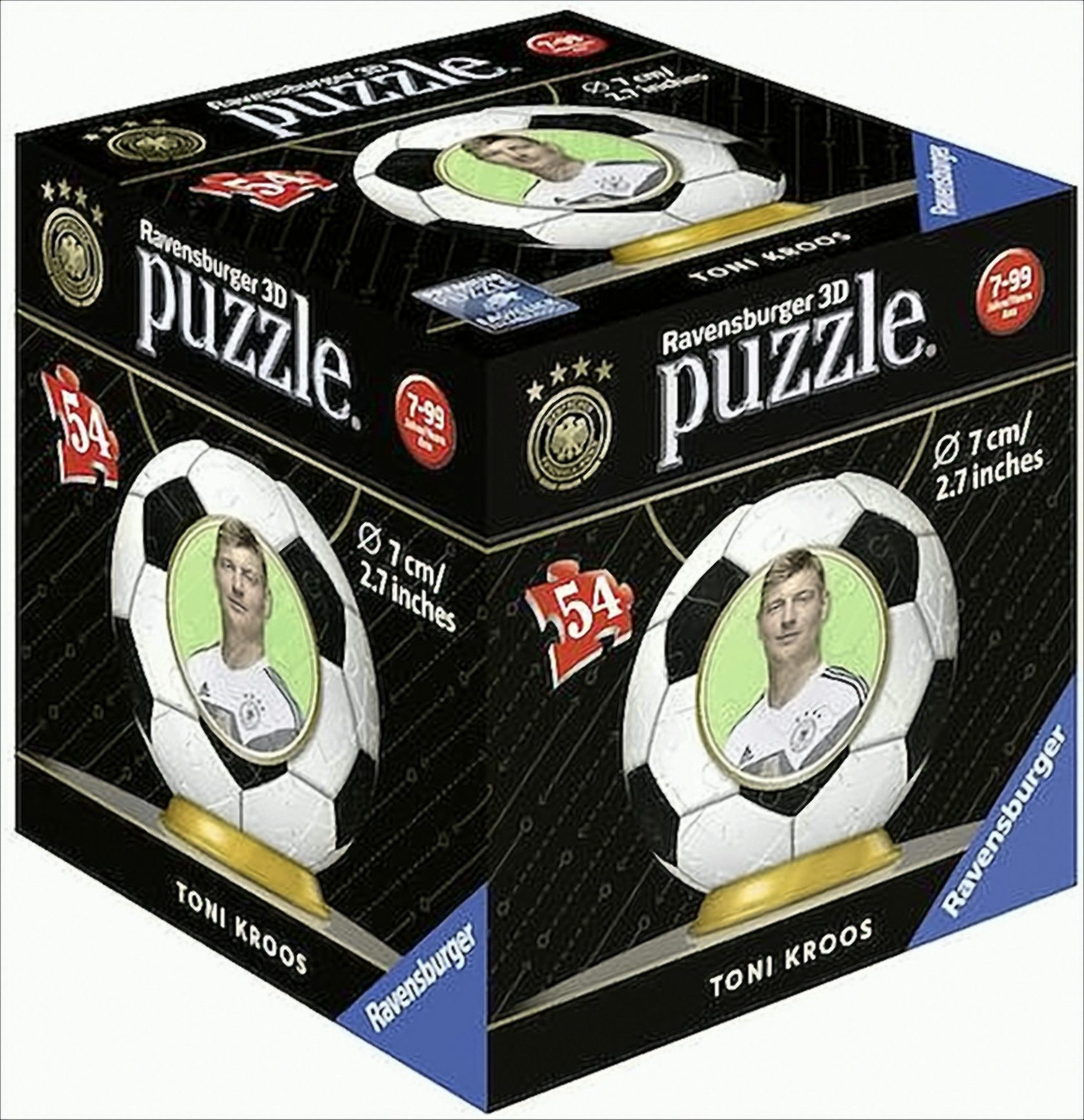 Ravensburger Puzzle 3D Puzzles - Toni Kroos - Spieler 9, 54 Teile, 54 Puzzleteile