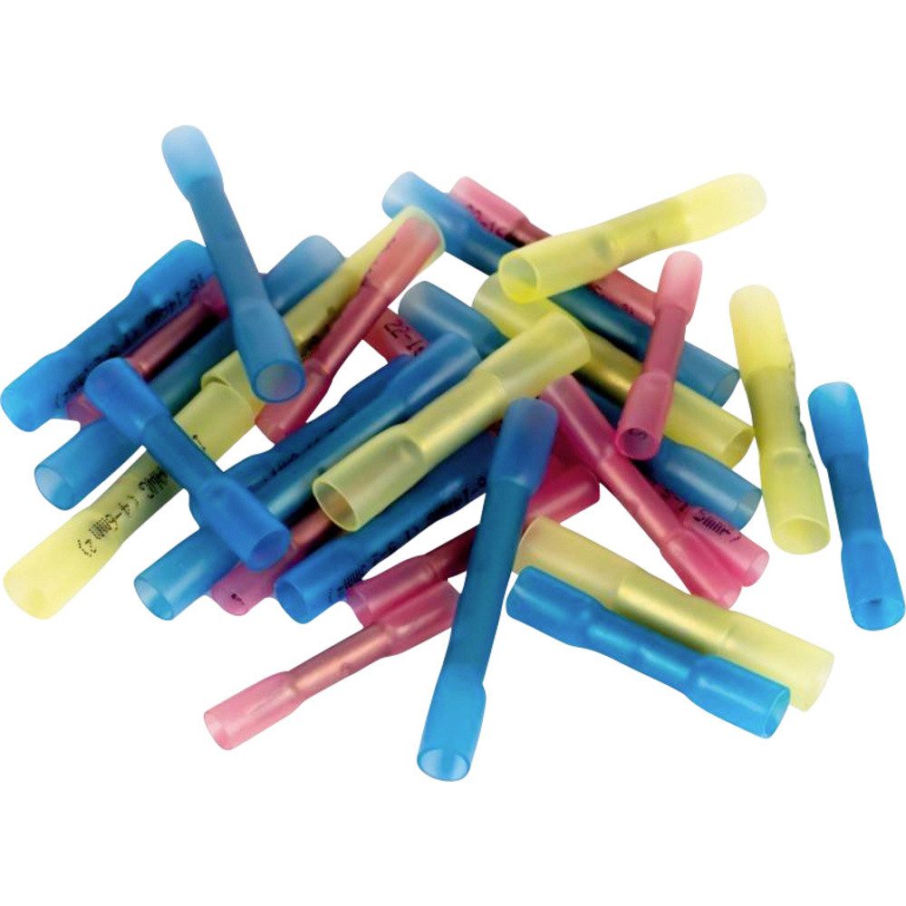 CellPack Verbindungsklemme CellPack 456330 DR 1/0.5-1.5/Set/20x/RD Warmschrumpf-Quetschverbinder, DR 1/0.5-1.5/Set/20x/RD