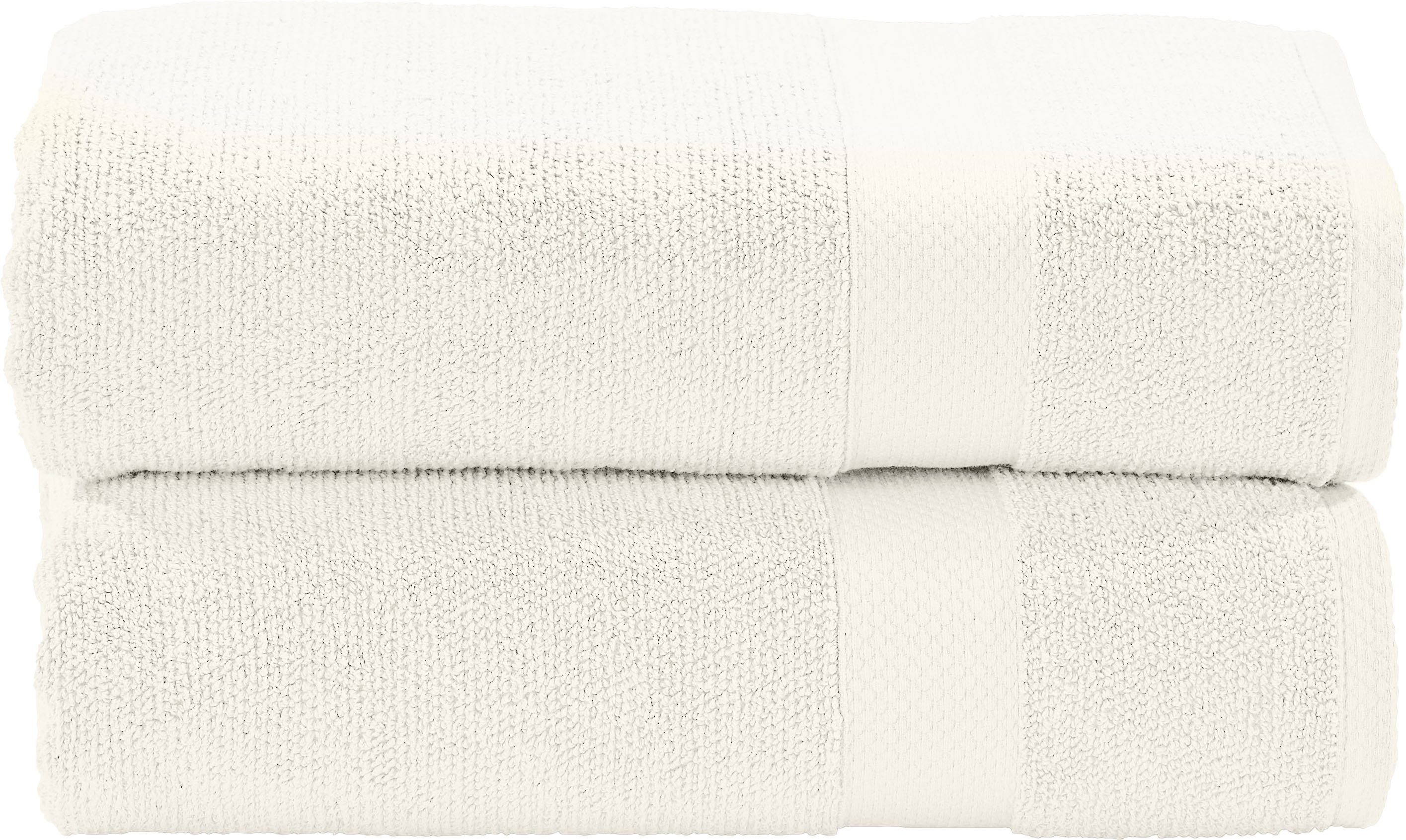 done.® Badetücher Deluxe, Zwirnfrottee (2-St), 2-tlg., günstig online kaufen