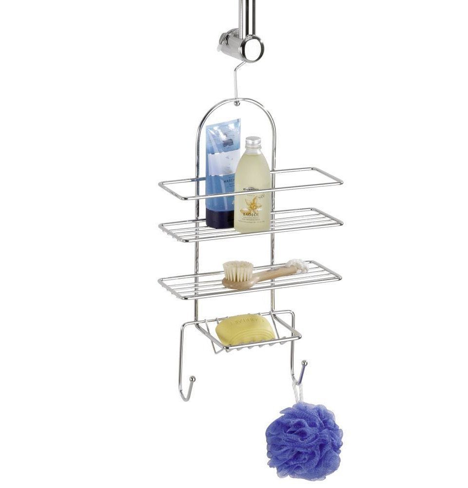 WENKO Duschkorb Wenko Duschkorb Exclusiv Stahl, chrom, 2 Ablagen günstig online kaufen