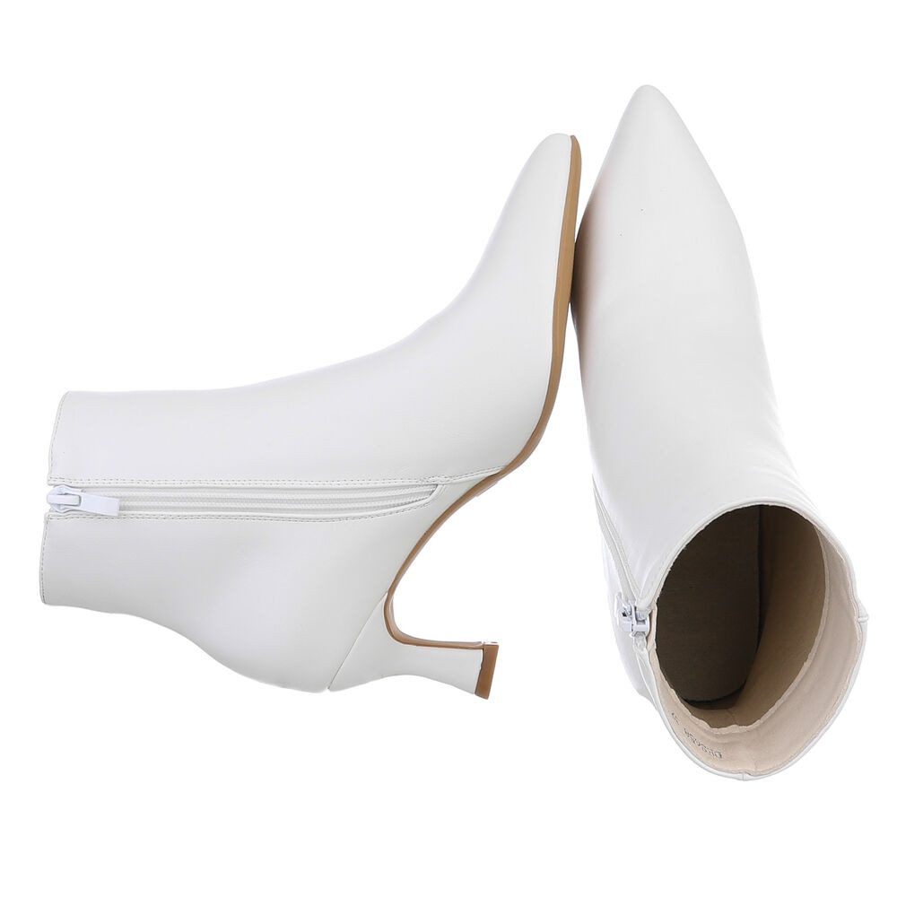 Ital-Design Elegante kniehohe Stiefel für Damen mit niedrigem Absatz Stiefe günstig online kaufen