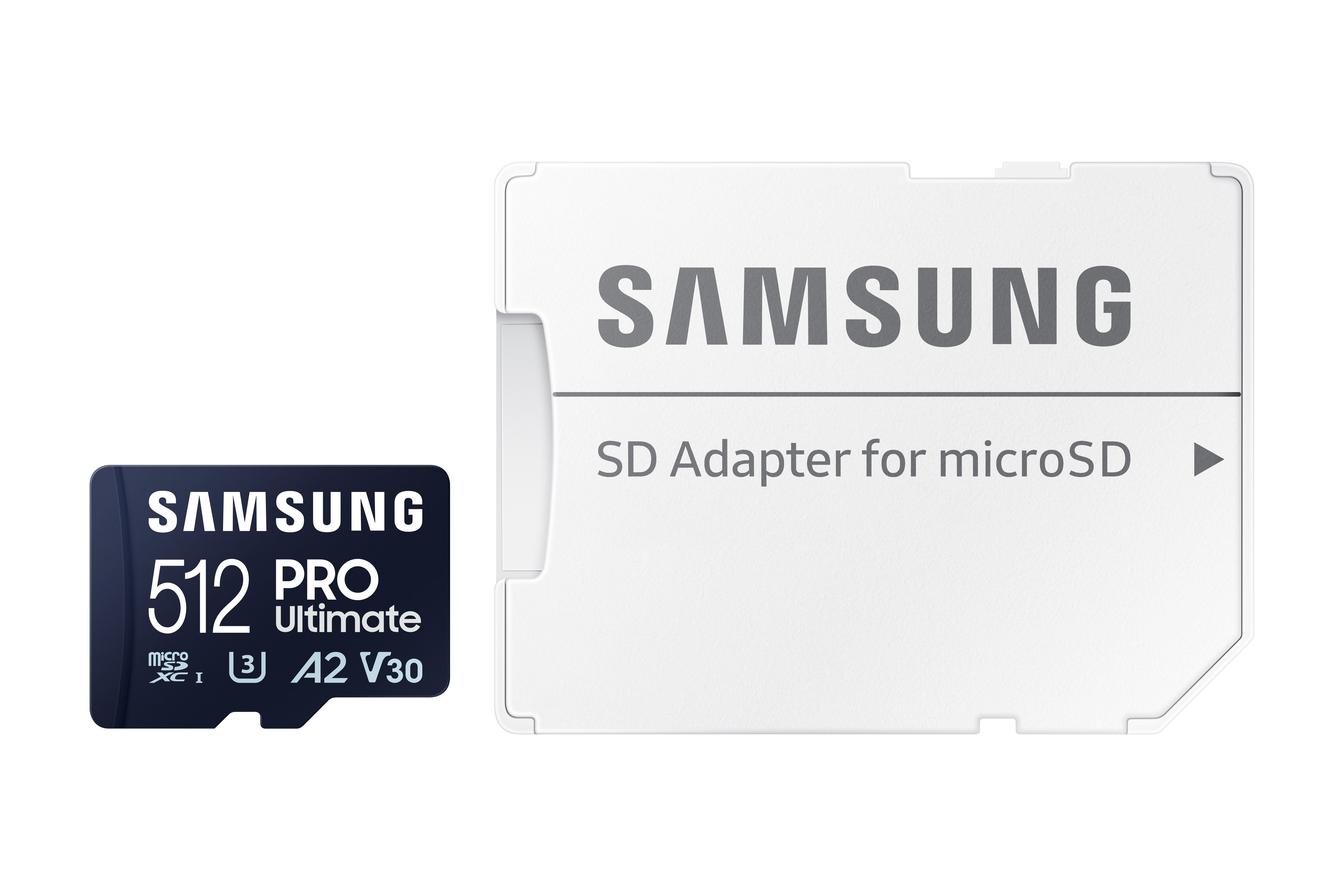 Samsung Pro Ultimate MicroSD Speicherkarte (512 GB, 200 MB/s Lesegeschwindigkeit, mit SD-Adapter)