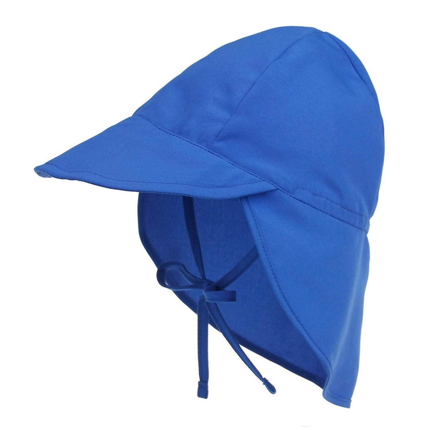 LuxusKollektion Legionärsmütze Schirmmütze Kinder Nackenschutz UV SPF50 3-18 Monate saphirblau