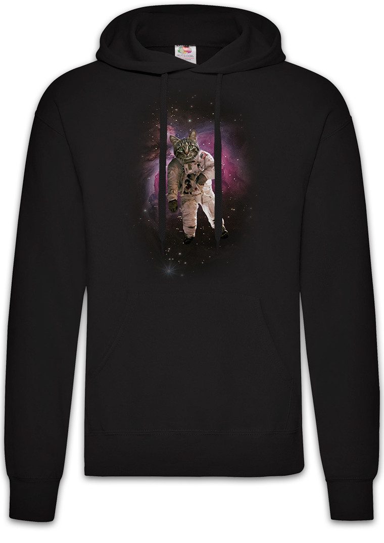 Hoodie Cat Astronaut Herren Hoodie Katze Kitty Kitten Space Station Weltraum