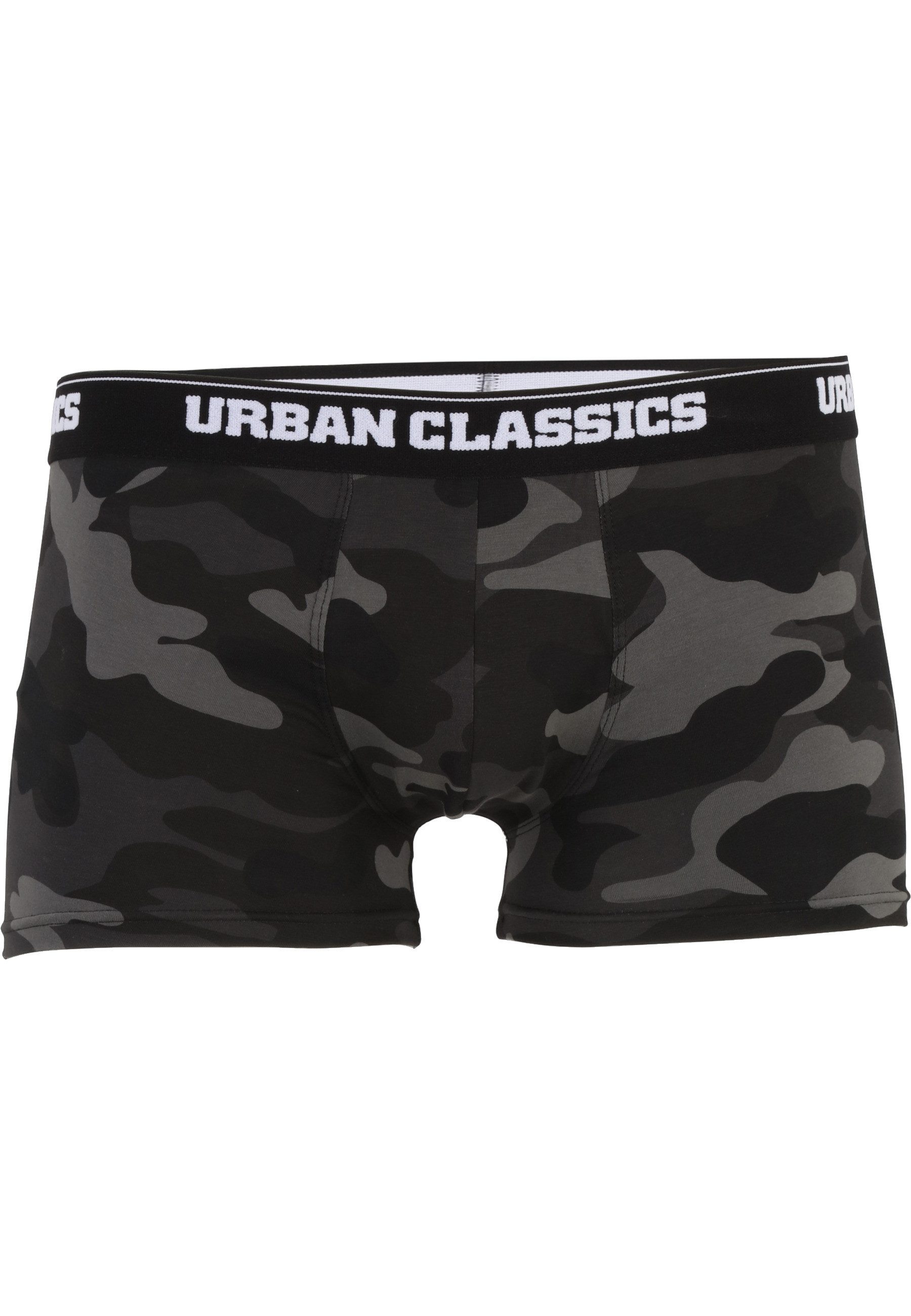URBAN CLASSICS Boxershorts Urban Classics Herren 2-Pack Camo Boxer Shorts (1-St)