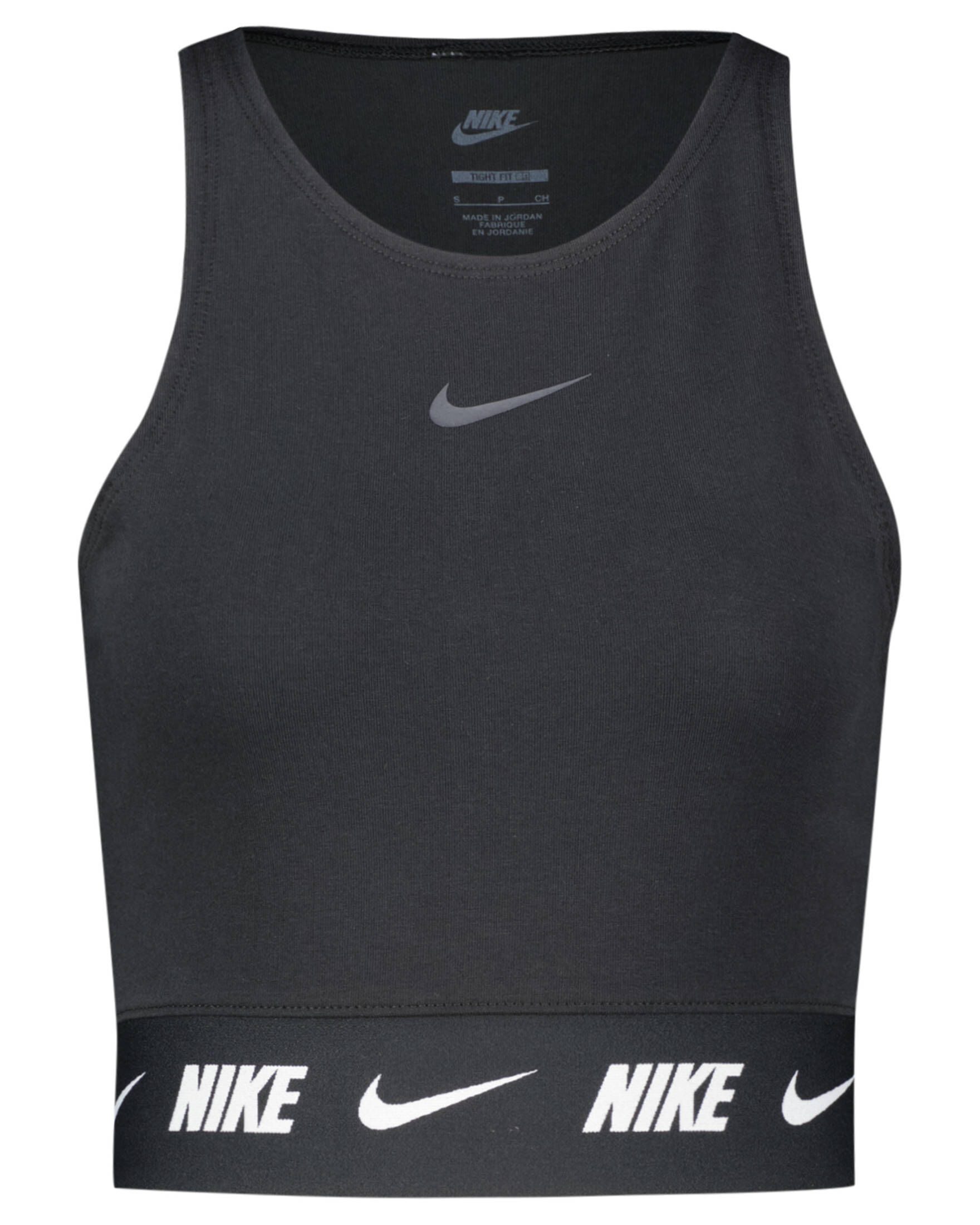 Nike Sportswear T-Shirt Damen Top W NSW CROP TAPE TOP (1-tlg)