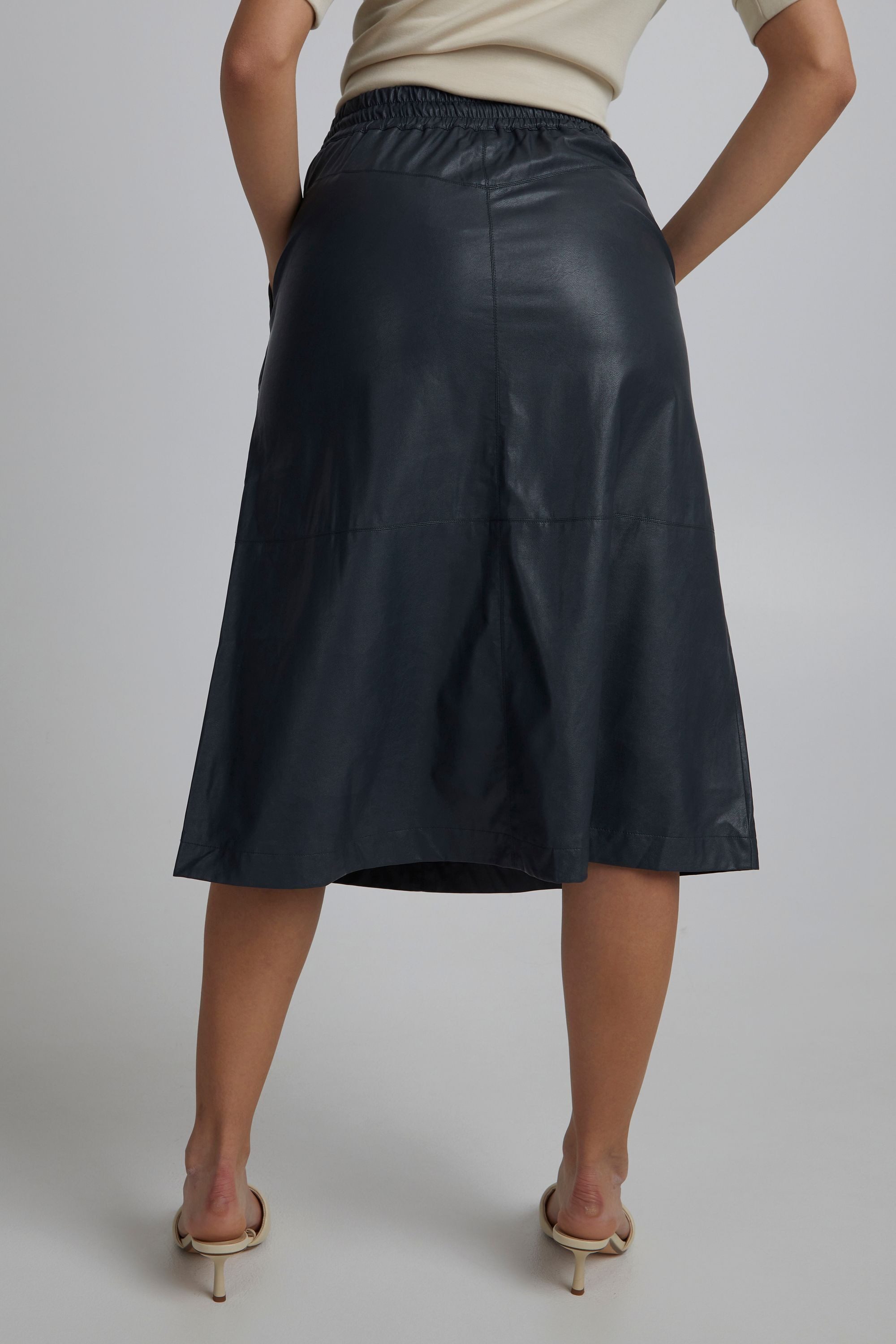 b.young Lederrock A-Linien-Rock günstig online kaufen