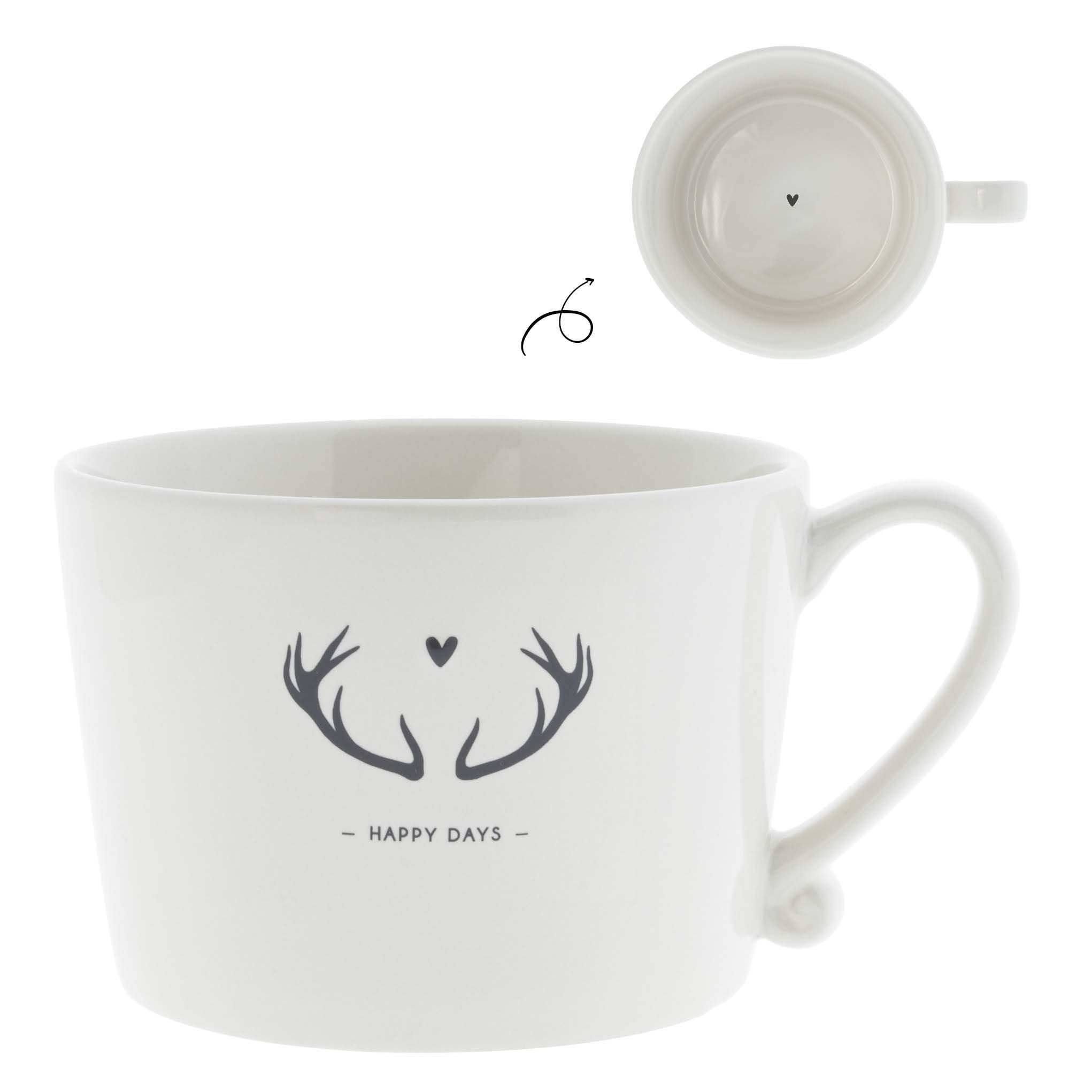Tasse Schwarzes Herz