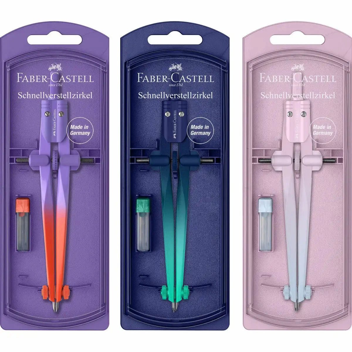 Faber-Castell Spiel Faber-Castell Schnellverstellzirkel Stream Flow (1 aus 3)