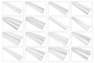 Decora Eckprofil »DP30«, Stuckleisten aus Styropor XPS - Profile weiß für Wand und Decke, moderne Zierleisten, sehr leicht