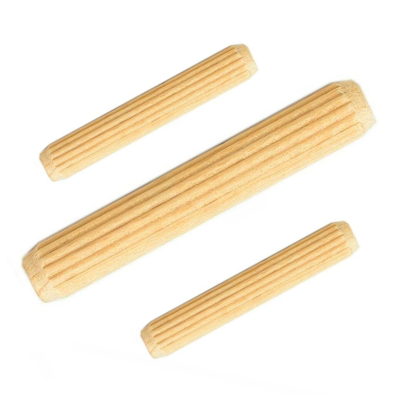 Holzdübel Riffeldübel Holzdübel Holzstifte Buche Ø8x [30, 35, 40, 50, 60]mm 1kg