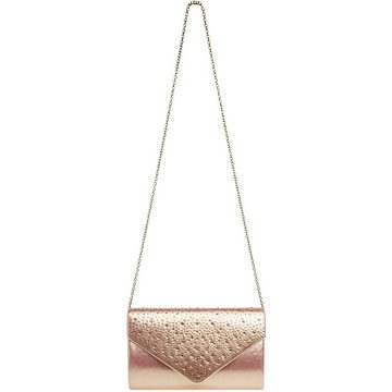 Caspar Clutch Caspar TA423 elegante Damen Clutch Tasche Abendtasche mit Strass Dekor