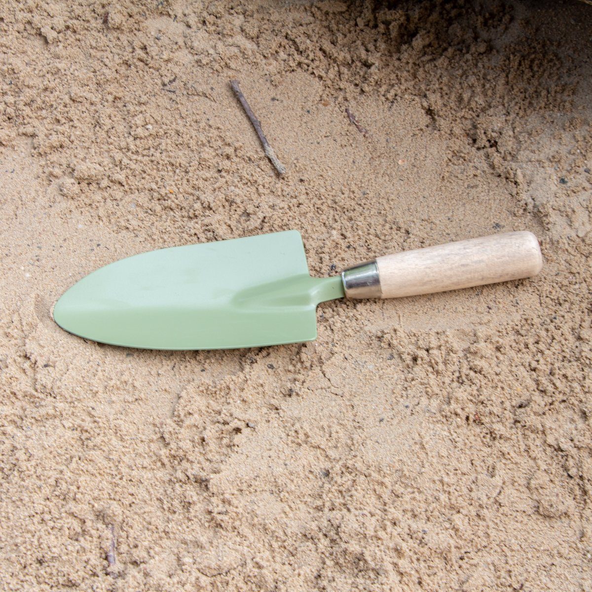 Antikas Gartenpflege-Set Schaufel für Kinder, Gartengerät, Eisen, Mittelgrün, H3,0xB27,5cm