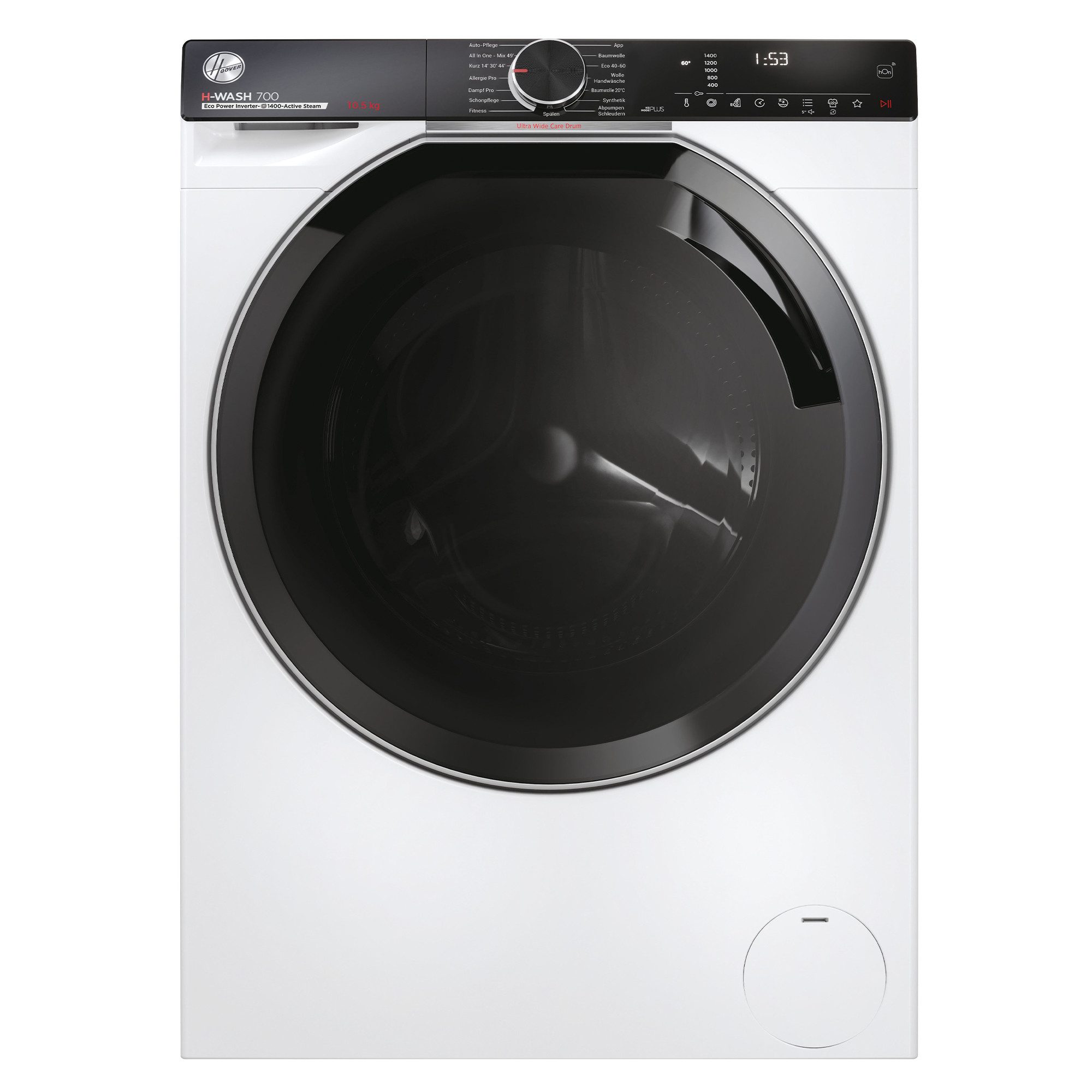 Hoover Waschmaschine H7W 4105MBC-84, 10.5 kg, 1400 U/min, All in One-Programm, Wi-Fi & Bluetooth, Eco Doser