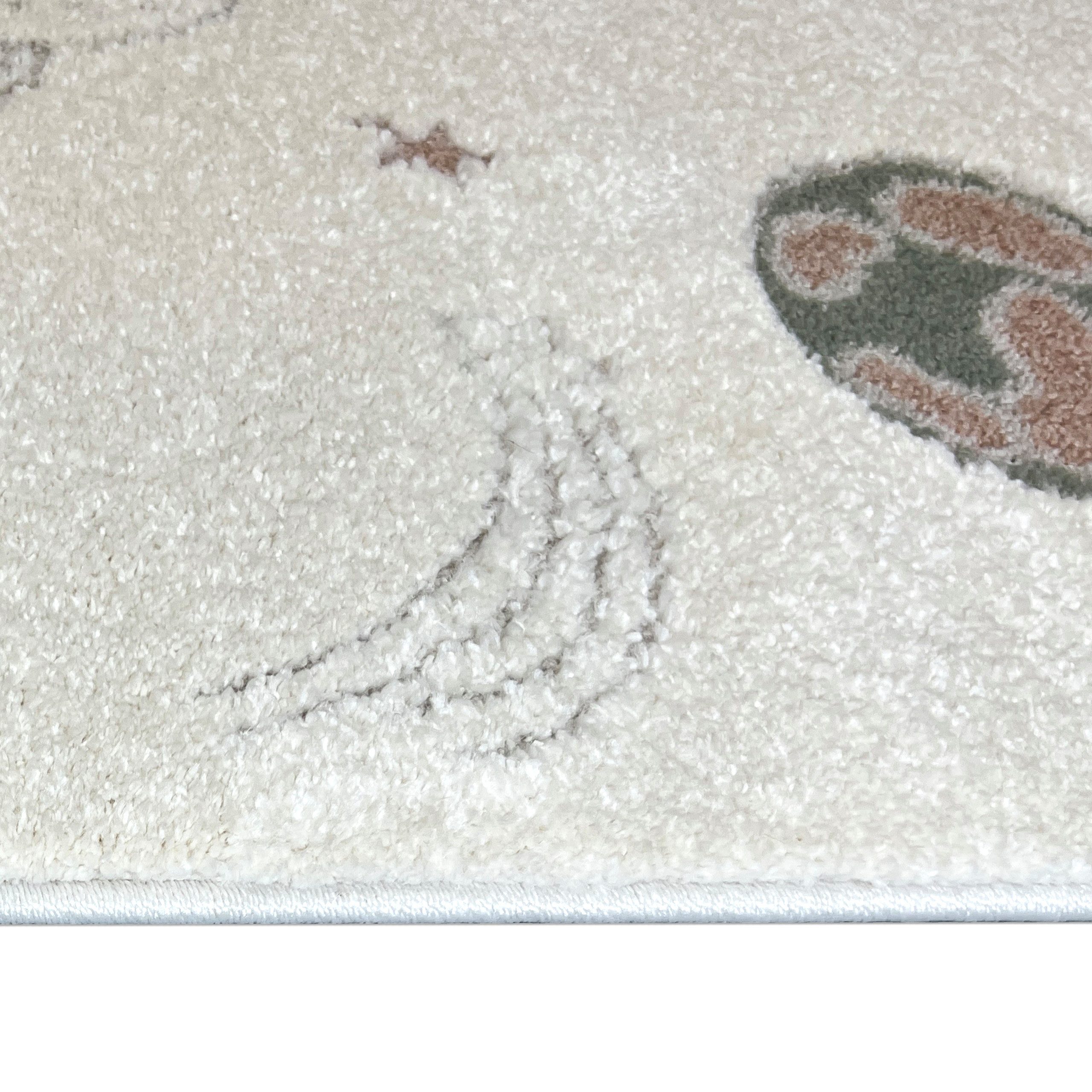 TeppichHome24 Kinderteppich, rechteckig