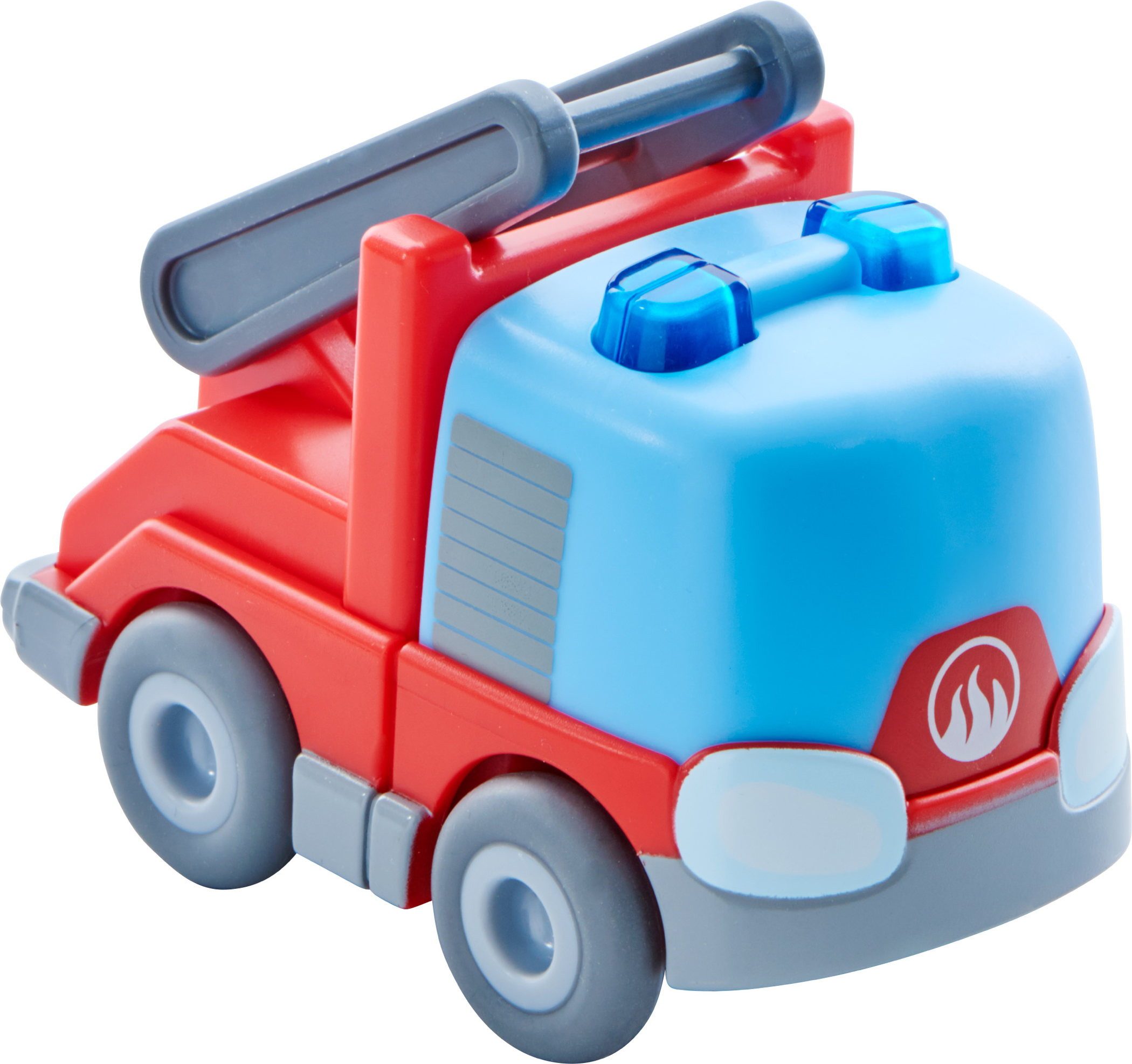Haba Kugelbahn-Bausatz Kugelbahn Kullerbü Feuerwehr Leiterwagen 1303844001
