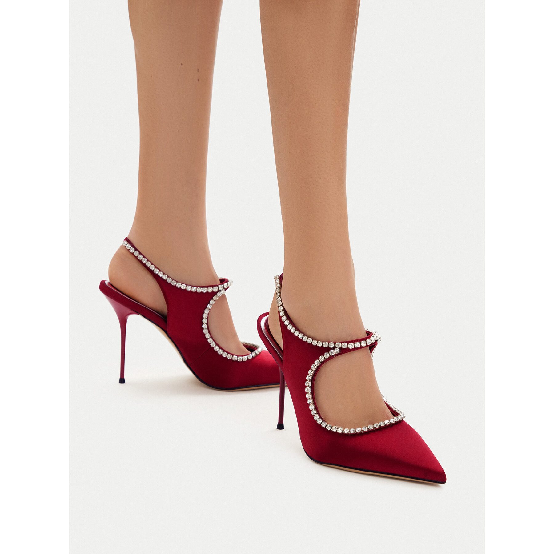 Eva Minge Eva Minge Damen-High Heels in Rot High-Heel-Stiefel